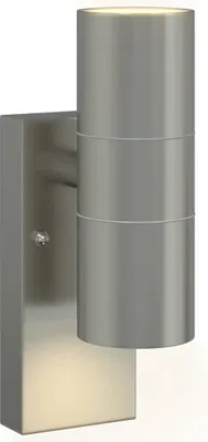 Zdjęcie produktu dla Zewnętrzna lampa ścienna Srebrny 7 x 10 x 22 cm