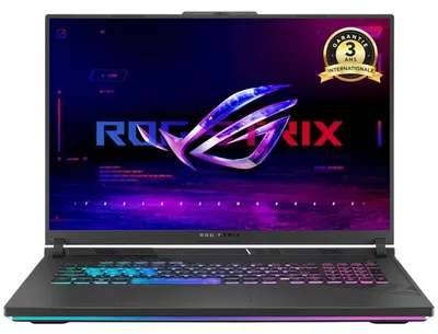 Immagine prodotto di ASUS ROG Strix G18, laptop gaming da 18" con display WQXGA (2560 x 1600) a 240 Hz, processore Ryzen 9 9955HX, scheda grafica RTX 5060 con 8 GB di memoria, 32 GB di RAM e SSD da 1 TB