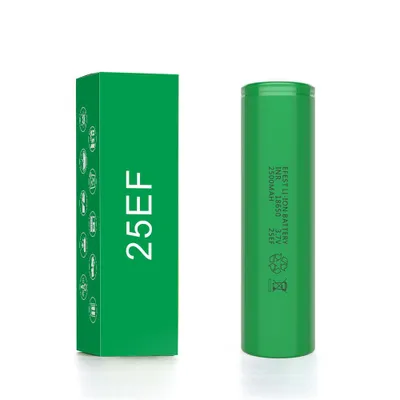 Produktbild von EFEST 18650 Li-Ion Akku 2500mAh – Hochstromzelle 3,7 V | 25A | INR Flat Top