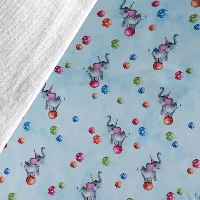 Produktbild von Stoffpaket Kinder 0,5x1,5m Jersey + 0,5x0,7m Bündchen Nähpaket Kinderkleidung