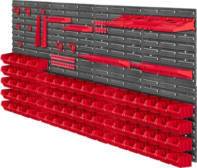 Zdjęcie produktu dla KADAX Tablica Narzędziowa Ścianka 156x78cm 101El Warsztat Garaż Kuwety