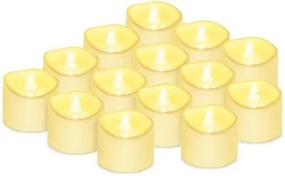 Immagine prodotto di Luci elettriche a LED con fiamma tremolante - 14 pezzi, bianco