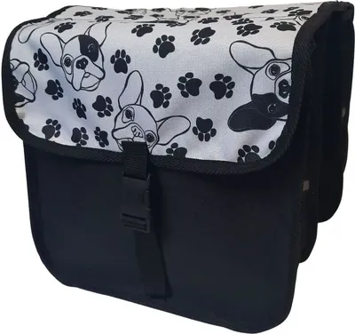 Produktbild von FAHRRADTASCHE Fahrrad 20-26'' Kinder Satteltasche Doppel 50 - Midi - Hund
