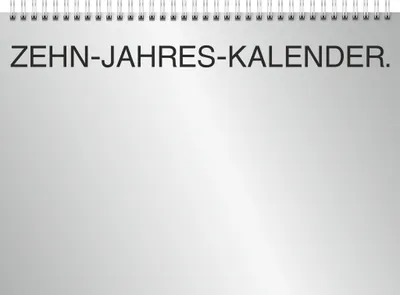 Produktbild von BRUNNEN Zehnjahres-Kalender 2026–2035 - A4 quer – 10-Jahresübersicht mit Wire-O-Bindung