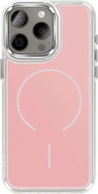 Image de Avizar, coque MagSafe pour iPhone 15 Pro Max Coque de protection hybride renforcée, rose