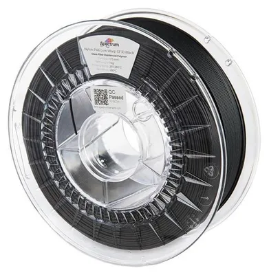 Produktbild von Tisková struna Spectrum 80741 (Černá) PA6 Low Warp GF30, 1,75mm, 1000g, 80741, black