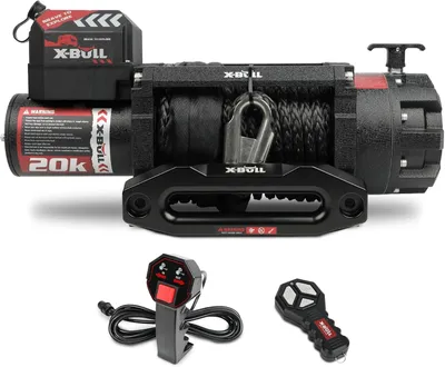 Produktbild von Wyciągarka samochodowa 9 Ton Wciągarka linowa elektryczna 24v X-BULL WINCH 20000 LBS GAMMA lina syntetyczna Auto Laweta Lora Pomoc Drogowa OffRoad 4x4
