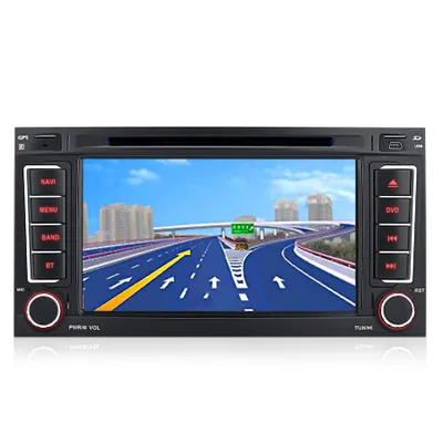 Zdjęcie produktu dla Radio samochodowe Hexinex 2DIN z nawigacją GPS dla VW Touareg z 7-calowym ekranem, BT, odtwarzaczem CD/DVD