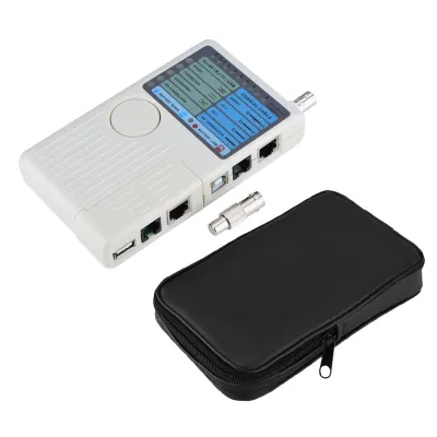 Immagine prodotto di Tester per cavi di rete RJ45, tester di rete, tester per cavi di rete, inseguitore di cavi LAN, rilevatore di cavi LAN