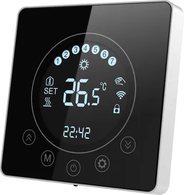 Produktbild von Digital LCD Raumthermostat Thermostat Wandthermostat Unterputz Fußbodenheizung Infrarotheizung Innenthermometer