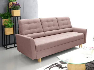 Obrázek produktu pro třímístná rozkládací pohovka Modern 215 CM + výškově nastavitelné opěradlo + funkce spaní Kongo RBS03