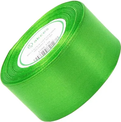 Zdjęcie produktu dla Wstążka satynowa zielona 50mm - 32mb