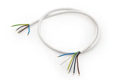 Zdjęcie produktu dla Kabel zasilający, 2, 5 x 1,5 mm², długość 2000 mm - Materiały montażowe