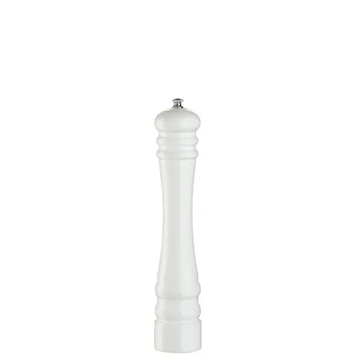 Productafbeelding van Zassenhaus pepermolen BERLIN, 30 cm, wit, glanzend, artikelnummer 20458, EAN 4006528020458
