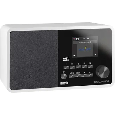 Produktbild von Imperial, Kompaktes Hybridradio DAB+/FM/Internet 20W DABMAN i150, Weiß