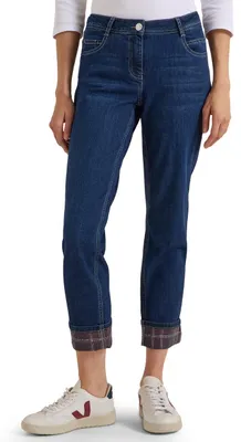 Produktbild von Cecil Damen Straight Leg Jeans mit Turn-Up-Detail