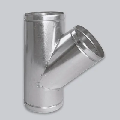 Produktbild von Lüftungsrohr T-Stück 45° Ø 100 mm