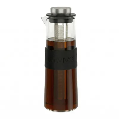 ColdBrew Kaffeemaschine, 1 l, Borosilikatglas, Edelstahlfilter