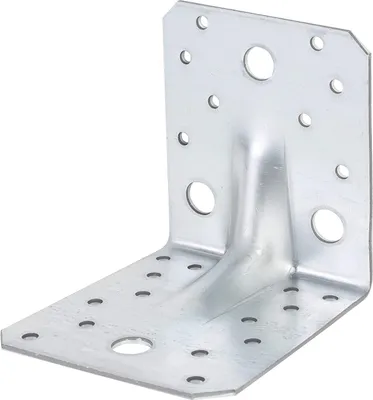 Produktbild von Alberts  Schwerlast-Winkelverbinder mit Sicke | Handwerkerpack | sendzimirverzinkt | 105 x 105 x 90 mm | 25er Set ( 25 x 334598 )