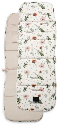 Immagine prodotto di Ibenzoa®: Cuscino ergonomico e morbido per passeggini, reversibile e lavabile, con motivo floreale, per un supporto delicato per la schiena e per sedersi