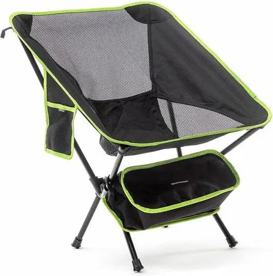 Produktbild von Famanu Campingstuhl Klappbar - Schwarz mit Tragetasche