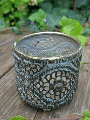 Produktbild von Shabby Chic Teelichthalter Welle, zum Stellen