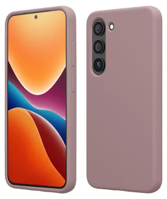 Produktbild von kwmobile Handyhülle für Samsung Galaxy S23 Plus Hülle - Case Silikon - Kabelloses Laden - Schutzhülle Cover in Nude Lilac