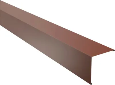 Produktbild von PRECIT Aussenecke 90° für Wand Rotbraun RAL 8012 1000 mm x 115 mm x 115 mm x 0,5 mm