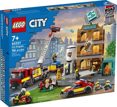 Zdjęcie produktu dla LEGO City Straż pożarna, Zestaw do budowania, 7 lat(a), Plastik, 0 szt., 1,78 kg