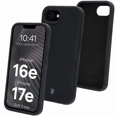 Produktbild von Bizon Soft Case Apple iPhone 16e schwarz