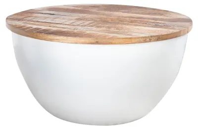 Zdjęcie produktu dla Stolik kawowy 60 cm, drewniany, designerski, nowoczesny, do salonu – KUP TERAZ