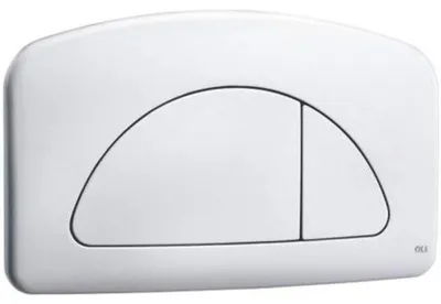 Immagine prodotto di Placca di comando per cassetta di scarico incasso 32.5x1.4xH19 cm Diamante 2 - Bianco