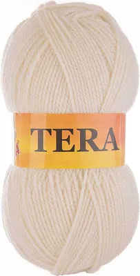 Produktbild von 100g Strickgarn TERA Uni Strickwolle Handstrickgarn Klassikgarn