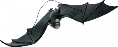 Produktbild von Kunststoff Fledermaus mit Halteband zum Aufhängen 35 cm Halloween Dekoration