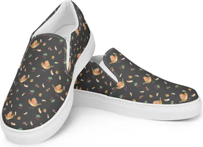 Produktbild von Mr. & Mrs. Panda Loafer Rotkehlchen Federn Größe 36 - Grau - Geschenk, Espadrilles, Slipper Damen, Spruch Mut, Lustige Sprüche, fliegen, Motivation, Mokassins, Halbschuhe