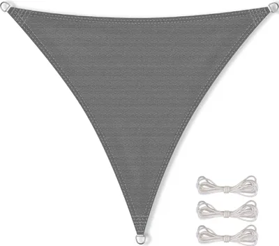 Produktbild von Sonnensegel HDPE Dreieck 3,6x3,6x3,6 anthrazit High Density Polyethylen 185g/m²