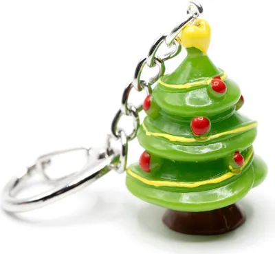Produktbild von Weihnachtsbaum Schlüsselanhänger Miniblings Anhänger Weihnachten Feiertage grün