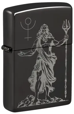 Produktbild von Zippo Sturmfeuerzeug - God Pluto, High Polish Black, Photo Image - Nachfüllbar -