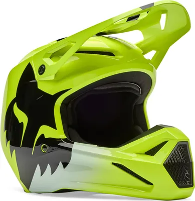 Produktbild von FOX V1 Shield Jugend Motocross Helm, gelb, Y/L (52/53)