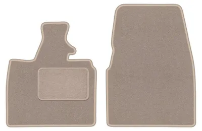 Immagine prodotto di Tappetini anteriori in moquette per BMW I3 L01 2013- (hatchback) – 2 pezzi, beige, su misura – Wielganizator LUX – versione W1038