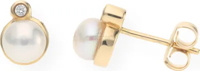 Produktbild von JuwelmaLux Ohrstecker 333 Gold mit Süsswasser Zuchtperle JL10-06-0778