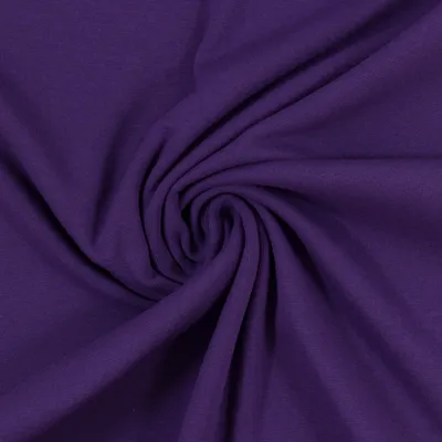 Produktbild von Bündchenstoff Heike Lila, Uni 240 g/m², Strickschlauch glatt/fein, 50 cm Schlauch, Meterware