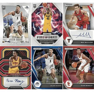 Produktbild von Panini Prizm Draft Picks 2021–22 NBA MEGA BOX Cards, 60 pieces, BASKETBALL