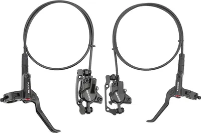 Produktbild von Hydraulische Fahrradscheibenbremse - Bremssattel - Für E‑Bike & MTB - Ölbremsanlage - Motorabschaltung beim Bremsen - Schwarz