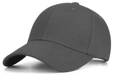 Productafbeelding van Uni baseballpet, verstelbaar, katoen, donkergrijs, maat M