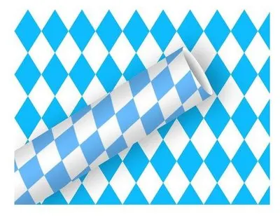 Produktbild von Geschenkpapierrolle 2mx70cm Bayernraute