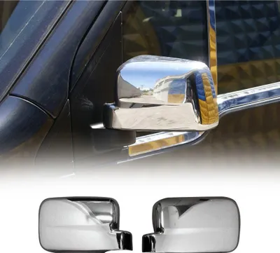 Image de Coques de Rétroviseurs pour Ford Transit Tourneo Connect 2009-2014 Acier Argent