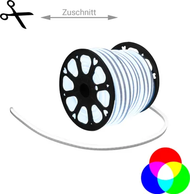 Zdjęcie produktu dla EUROLITE LED Neon Flex 230V Slim RGB 100cm