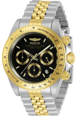 Obrázek produktu pro Invicta Speedway 30992 Pánské Hodinky - Quartz Hnutí - Nerezová Ocel s Černým Ciferníkem - 39 mm