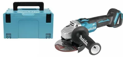 Produktbild von Makita DGA504ZJ, 8500 RPM, 12,5 cm, Akku, 6 Ah, 2,3 kg, Bürstenloser Motor